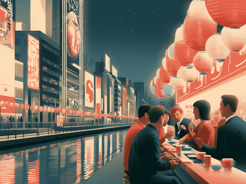 Osaka illustrated